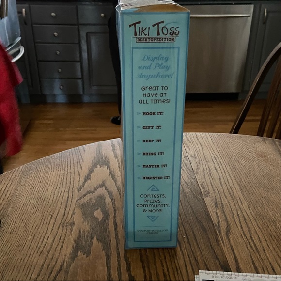 Tiki Toss Desktop Hook & Ring Game - Picture 2 of 7